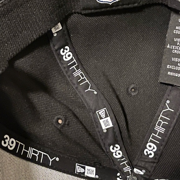 Seattle Seahawks New Era Black Blue Salute To Service 39THIRTY Flex Hat L/XL NEW - Picture 10 of 15